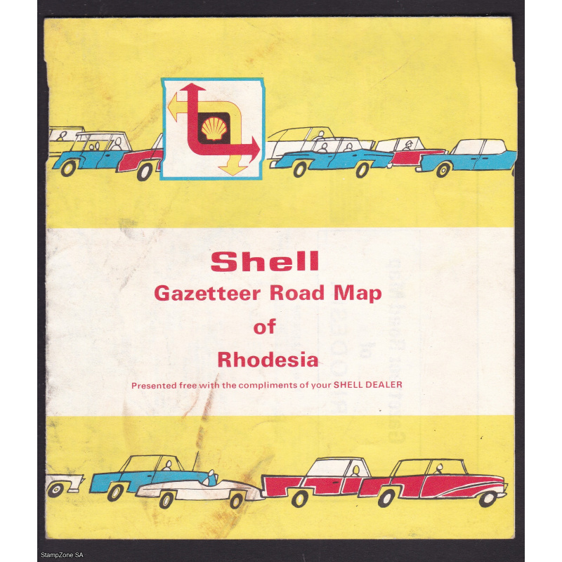 TEST AUCTION #11 Shell Map of Rhodesia